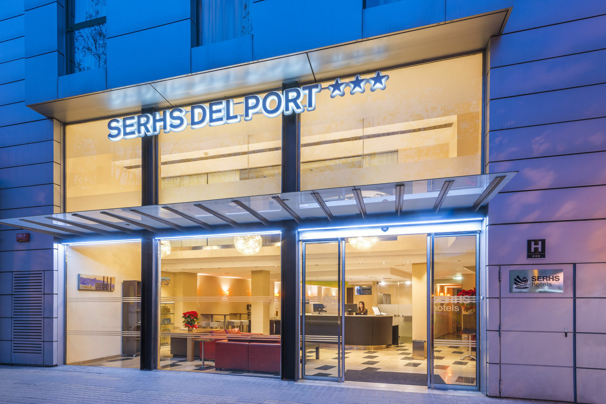 Hotel Serhs Del Port Barcelona Eksteriør bilde